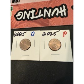 2025 P&D Lincoln Penny Cent Set **FREE SHIPPING**