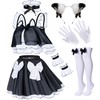 Wannsee Anime Crop-Top Maid Fancy Princess Skirt Cosplay Costume Furry
