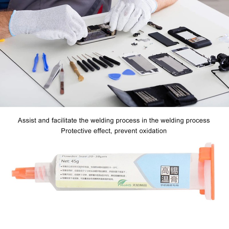 High Temperature Solder Paste Needle Tube Anti Drying 217℃ Soldering