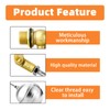 GASHER 1PCS 1/2" 304 Stainless Steel Float Ball Valve with