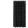 Sfoothome Polyester Fabric Shower Curtain Waterproof/No Mildews Bathroom Shower Curtains,Black