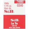 S&B Layu Chili Oil with Peppers, 1.11-Ounce (Pack of 10)