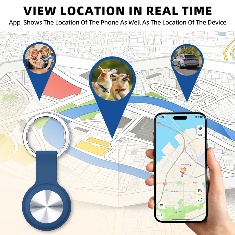 Tracker for Pets and Vehicles, Smart Dog and Cat Tracker