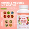 Vital Super Fruits & Veggies - Daily Superfood Capsules for