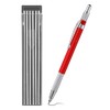 Geieold Welding Pencil with 12 Silver Grooves Metal Marker for