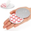 com-four com-four? 5X Magnethalterung fr Sicherheitsmelder - Halterung zum Kleben