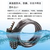 Frenflu Bicycle Key Wire Lock, 4 Digit Dial Type, No