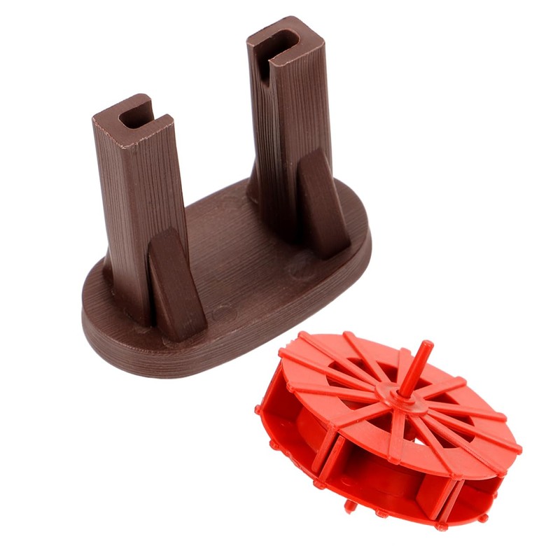 GOOHOCHY Portable Mini Water Wheel Fountain Accessory 3.54 Inch Simulated