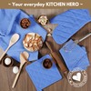 Native Fab 10-Piece Kitchen Set - 100% Cotton Dishcloths &