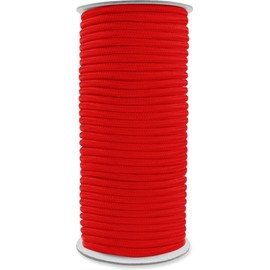 normani All-Purpose Outdoor Rope 60 Metres in Various Thicknesses Colour Red Size 5 mm