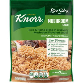 Knorr Mushroom Flavor Rice Sides, 5.5 oz (Pack of 6)