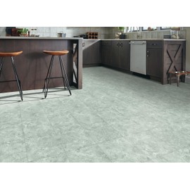 Morning Fog 2.6-mil x 12-in W x 12-in L Water Resistant Peel and Stick Vinyl Tile Flooring (24-sq ft/Carton)
