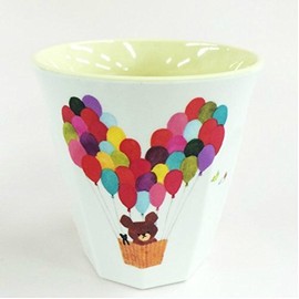 アズワン お子様食器 くまのがっこう 280ml カップ φ88×H89 MW-280J/61-6837-24