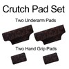 Underarm Crutch's Pad and Hand Grip Covers Universal Forearm Handle