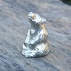 Sitting Bear Figurine, Grizzly Bear, Bear Gifts, Handcast, in Finest