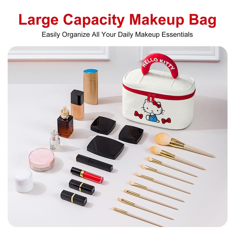 Vimanllie Large Travel Makeup Bag Waterproof Cosmetic Bags,Portable Toiletry Organizer