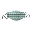 Green Spiral Greek Key Team Mask - Face Accessory -