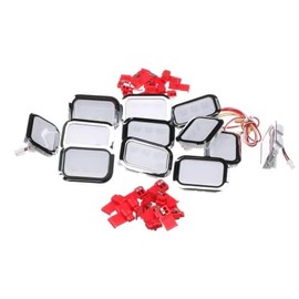 W11683244 LED Light Module Service 9+3 LEDs Kit for Whirlpool KitchenAid JennAir Refrigerator LED Light Assembly Replaces W10739303, W10843828, W11205082 W11683244 4844358 AP6301838 PS12349214