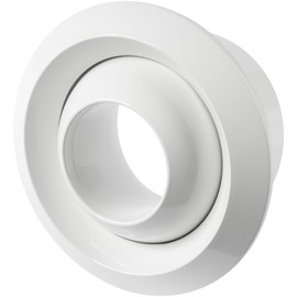 Repa Market 8" Inch White Round Air Diffuser - Adjustable Ball Ventilation Cover for Ceiling and Wall - Silent Horizontal and Vertical Fresh Air Supply for House, Office and Large Commercial Areas