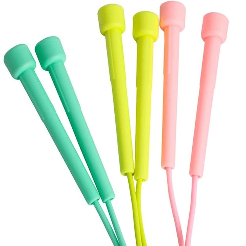 Adjustable Jump Ropes Set of 3 Colourful Skipping Rope for