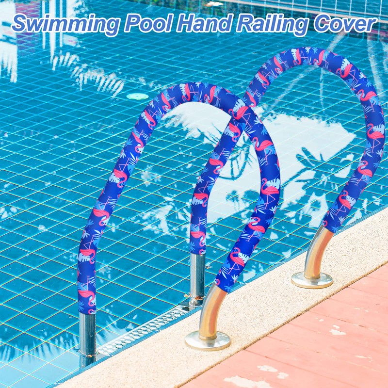 Junkin Flamingo Pool Handrail Cover Swimming Pool Hand Rail Slip