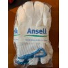 Ansell Edge 78-200 Low Lint Inspectors Gloves, Size 7, White