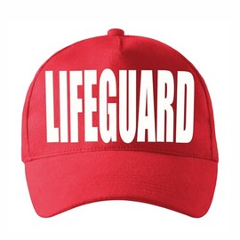 lepni.me Professional Lifeguard Hat Unisex Ideal for Lifeguard Outfit Uniform Equipment Pool Party Accessories Buckle Closure Sun Hats, Red Multicolour