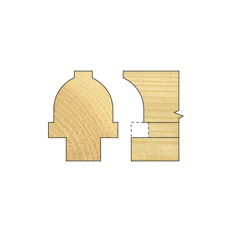 Trend Professional Glazing Bar Scribe Router Cutter Bit, 1/4 Inch