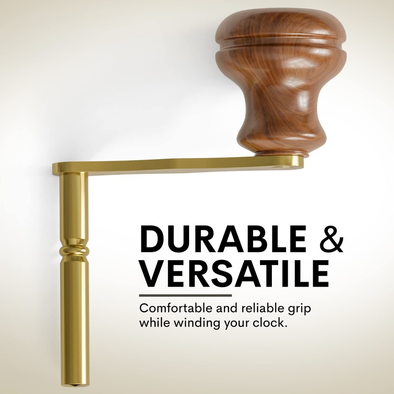 Grandfather Clock Winding Key Crank Winder Sligh Ridgeway Pearl