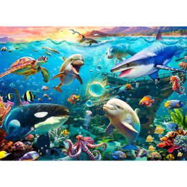 Puzzle 1000 Pieces, Adult Puzzle, A Challenging Puzzle, Puzzle Games for the Whole Family, Gifts for Women, Gifts for Men, Theme: Underwater Adventure