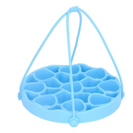 Pressure Cooker Sling Food Grade Silicone Heat Resistant Reusable Detachable Multifunctional Silicone Bakeware Sling Blue