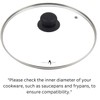 Penguin Home 16cm Toughened Glass Lid with Bakelite Knob -