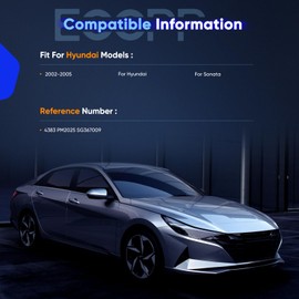 ECCPP 2pcs Front Hood Lift Supports Struts Rods Shocks for Hyundai Sonata 2002 2003 2004 2005