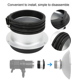 Photo Studio for Profoto Speedring to for Bowens Mount Converter Monolight Flash Adapter Ring