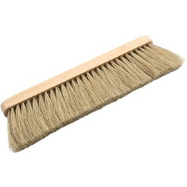 Flour Broom Table Broom Hand Broom with Wooden Body and Natural Bristles Made of Horsehair (Light or Dark) (Light)