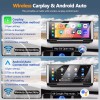 YuanTing Portable car Stereo Radio Carplay Android Auto GPS Media