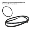 Dilwe RC Car Belt, Rubber 177T Rear and 516T Front
