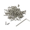 iexcell 100 Pcs M2.5 x 10mm Thread Pitch 0.45 mm
