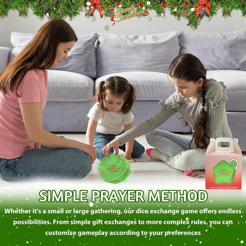 Santa Swap Gift Exchange Dice, 2025 New Exchange Dice Game