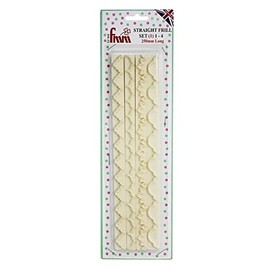 FMM Tappit Cutter Set - Straigh Frill 4 Piece Set - Set 1 to 4