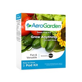 AeroGarden Grow Anything Seed Pod Kit for AeroGarden Hydroponic Indoor Garden, 3-Pod