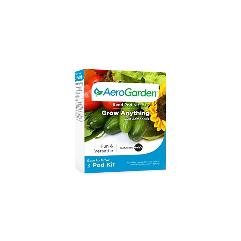 AeroGarden Grow Anything Seed Pod Kit for AeroGarden Hydroponic Indoor