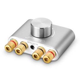 Nobsound NS-01G Pro Power Amplifier Bluetooth 5.0 100W Amplifier Speaker with HiFi Audio Power (Silver)
