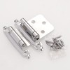 DecoBasics Polished Chrome Cabinet Hinges for Kitchen Cabinets (25 Pair
