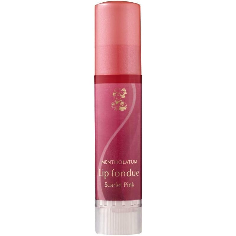 Mentholatum Lip Fondue Scarlet Pink (Color) x 3 Piece Set