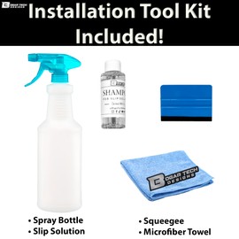 BOGAR TECH DESIGNS Precut Made for Toyota RAV4 2019-2024 Front Windshield Protection Film Scratch Resistant Ultra Clear Kit Cover, Clear