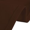 LinenTablecloth 60 x 126-Inch Rectangular Polyester Tablecloth Chocolate