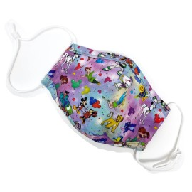 Maskara by BengC Mouse Ear Balloons Tie Dye ADULT Face Mask w/ Nose Clip