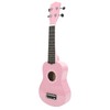 21 Inch Ukulele Set Glossy Bright Soft String Orchestral Instrument