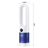 Senmeo Bladeless Fan, 26" Bladeless Tower Fan with Remote, 8